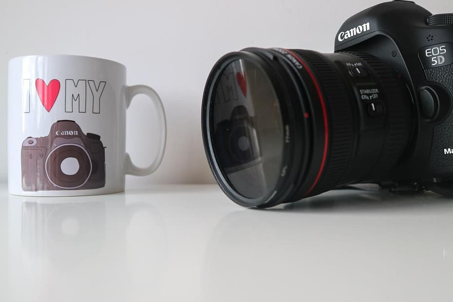 Catherine Tuckwell Personal Brand Photography white mug and camera